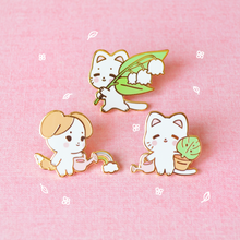 Load image into Gallery viewer, SECONDS SALE Plant Parent Kitty Enamel Pin