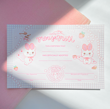 Load image into Gallery viewer, Pretty Picnic Mousemoth Keychain Plush