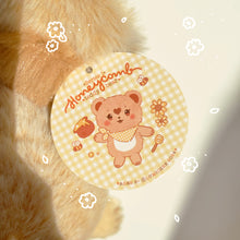 Load image into Gallery viewer, Honeycomb Teddy Bear Plush

