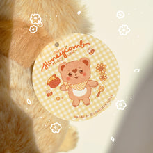 Load image into Gallery viewer, Honeycomb Teddy Bear Plush