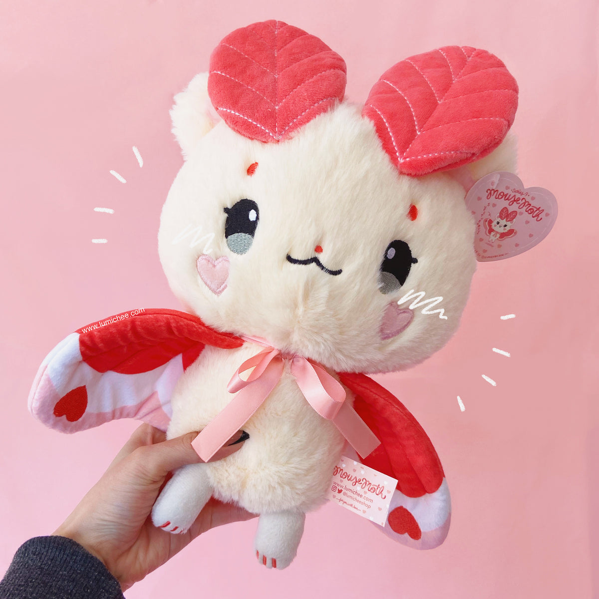 Mouse moth plush top