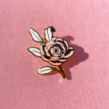 Load image into Gallery viewer, Flower Set- Magnolia and Peony Hard Enamel Pins