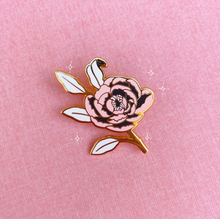 Load image into Gallery viewer, Flower Set- Magnolia and Peony Hard Enamel Pins