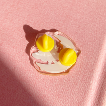 Load image into Gallery viewer, Moonbeam Mousemoth Acrylic Pin