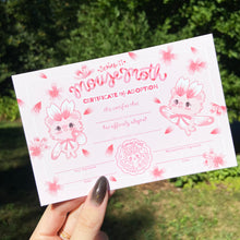 Load image into Gallery viewer, "Pink Petal" Mousemoth Plush Series 11