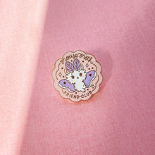 Load image into Gallery viewer, SECONDS SALE V2 Mousemoth Friend Club Enamel Pin