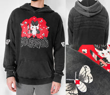 Load image into Gallery viewer, 100% Cotton Metal Mousemoth Knife Hoodie