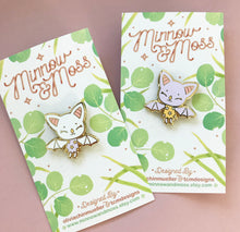 Load image into Gallery viewer, V2 Tiny Bat Enamel Pin