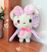 Load image into Gallery viewer, SECONDS SALE Pretty Picnic Mousemoth Keychain Plush
