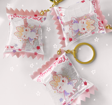 Load image into Gallery viewer, Mousemoth Candy Shaker Keychain
