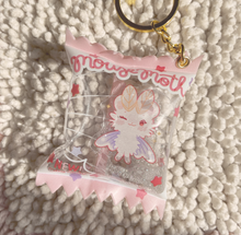 Load image into Gallery viewer, Mousemoth Candy Shaker Keychain
