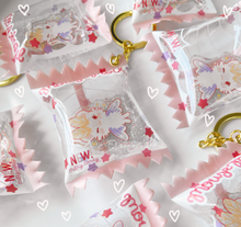 Load image into Gallery viewer, Mousemoth Candy Shaker Keychain
