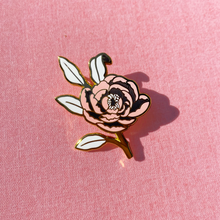 Load image into Gallery viewer, Flower Set- Magnolia and Peony Hard Enamel Pins

