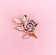 Load image into Gallery viewer, Peony Enamel Pin
