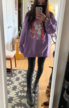 Load image into Gallery viewer, 100% Cotton Purple Mousemoth Hoodie
