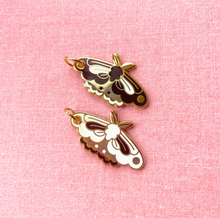 Load image into Gallery viewer, Moth Enamel Charm

