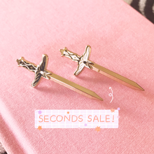 Load image into Gallery viewer, SECONDS SALE Moth Sword Enamel Pin
