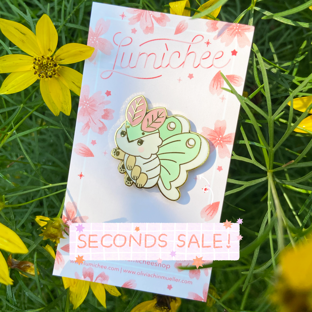 SECONDS SALE Luna Mothmoth Pin