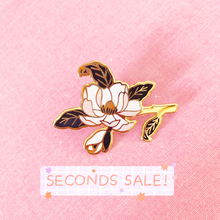 Load image into Gallery viewer, SECONDS SALE Magnolia Enamel Pin
