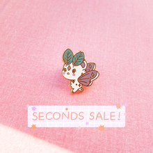 Load image into Gallery viewer, SECONDS SALE Tiny Nimbus Mousemoth Enamel Pin
