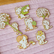 Load image into Gallery viewer, Rainbow Watering Pup Enamel Pin
