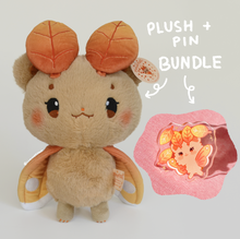Load image into Gallery viewer, PIN BUNDLE &quot;Autumn Leaf&quot; Mousemoth Plush Series 12
