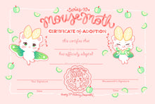 Load image into Gallery viewer, BUNDLE- Plush and Keychain &quot;Anniversary&quot; Mousemoth Plush Series 10
