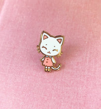 Load image into Gallery viewer, SECONDS SALE Tiny Kitten Enamel Pin
