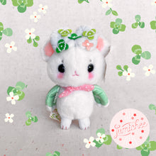 Load image into Gallery viewer, Sweet Clover Mousemoth Keychain Plush
