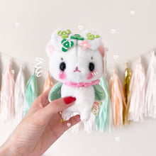 Load image into Gallery viewer, Sweet Clover Mousemoth Keychain Plush
