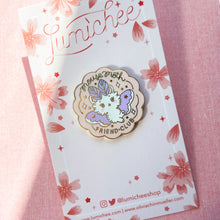 Load image into Gallery viewer, V2 Mousemoth Friend Club Enamel Pin
