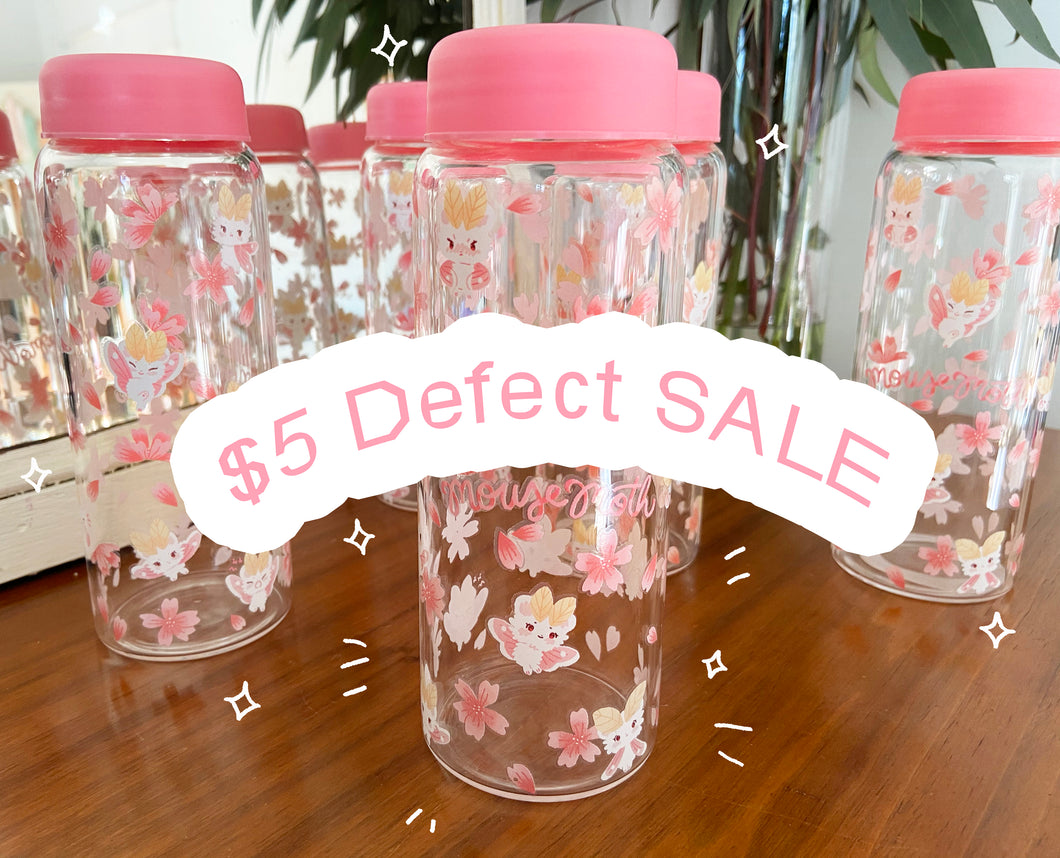 DEFECT Display Glass Mousemoth Bottle- 500ml