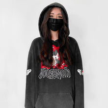 Load image into Gallery viewer, 100% Cotton Metal Mousemoth Knife Hoodie
