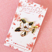 Load image into Gallery viewer, SECONDS SALE Magnolia Enamel Pin
