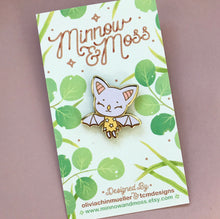 Load image into Gallery viewer, V2 Tiny Bat Enamel Pin
