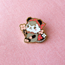Load image into Gallery viewer, SECONDS SALE Persimmon Opossum Pin
